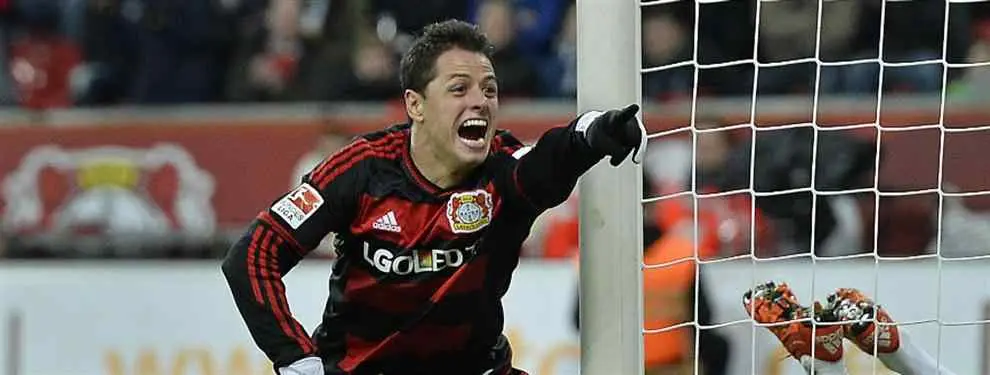 Chicharito acaba con su sequía a lo grande: Golazo del mexicano en Alemania