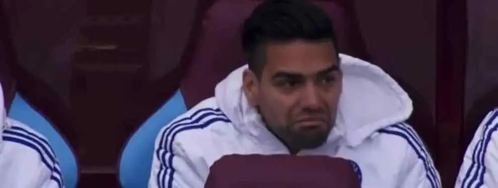 La imagen: Así se quedó Falcao tras ser 'comido' por Pato en el Chelsea