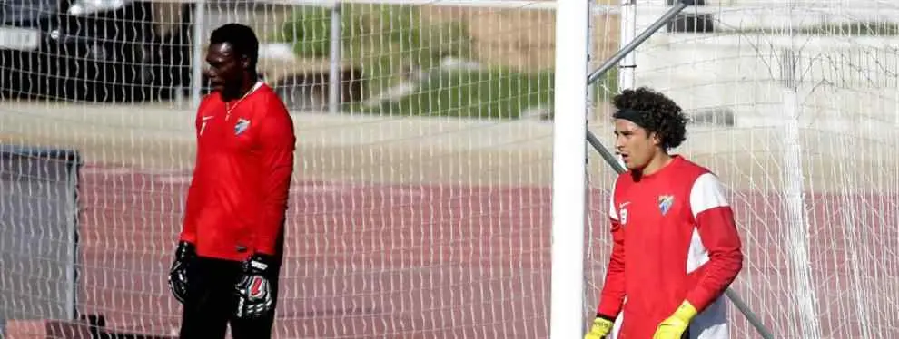 El duelo entre Kameni y Ochoa por la portería del Málaga tiene un ganador
