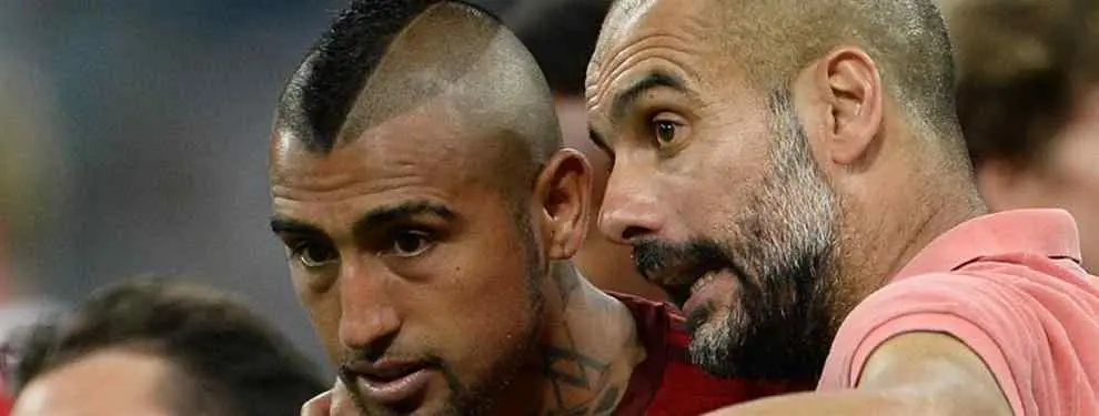 Vidal hace historia en la Champions... y vuelve a salvar a Pep Guardiola
