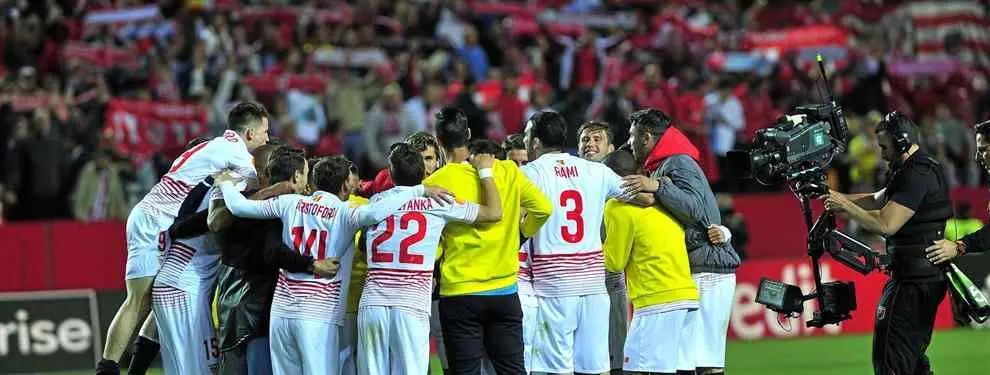 La celebración del Sevilla 'subió los humos' del Athletic