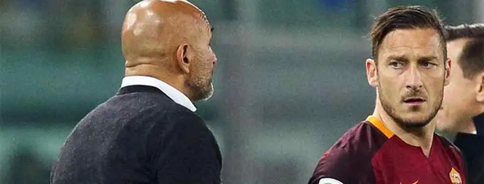 Otra bronca entre Totti y Spalletti, ¿con las manos de por medio?