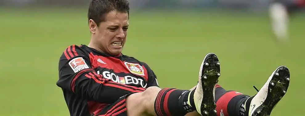 ¡Tranquilos todos! Así ha quedado Chicharito tras su lesión en Alemania