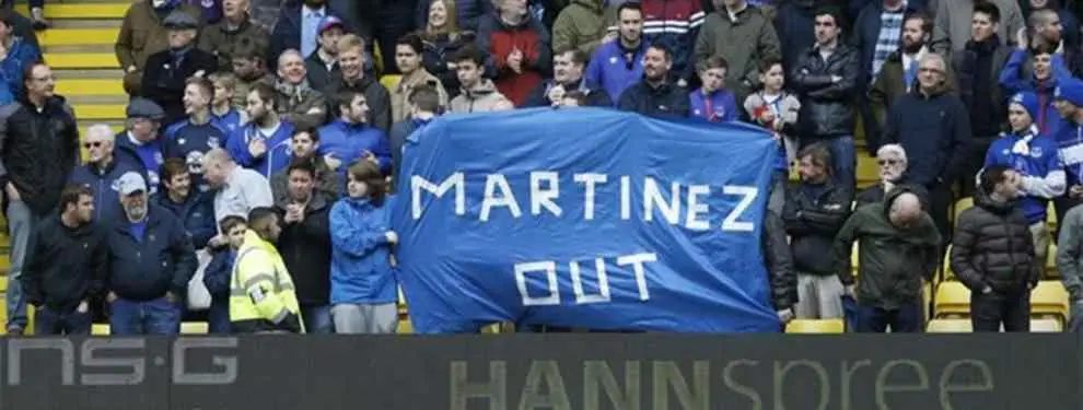 El derbi de Merseyside pone al español Roberto Martínez en la calle