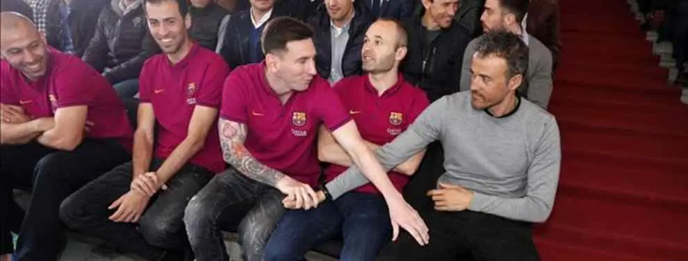 A la foto de Luis Enrique y Messi le sobra estilismo y le falta sinceridad