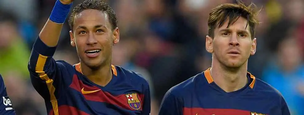 Messi pone a Neymar en su sitio en el puesto de mando del Barça