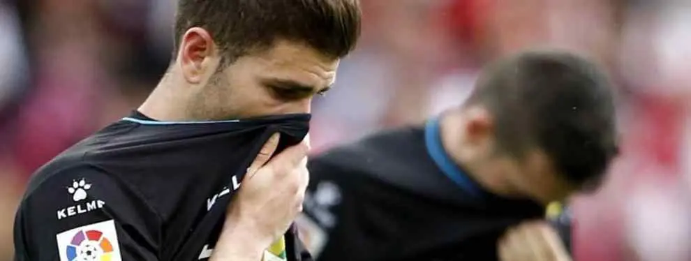 Gritos, tensión y lloros: Jémez no fue el único hundido del Rayo en Anoeta