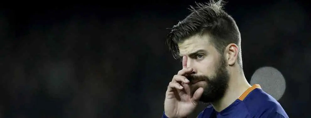 Piqué volvió a acordarse del Madrid en la celebración del Barça
