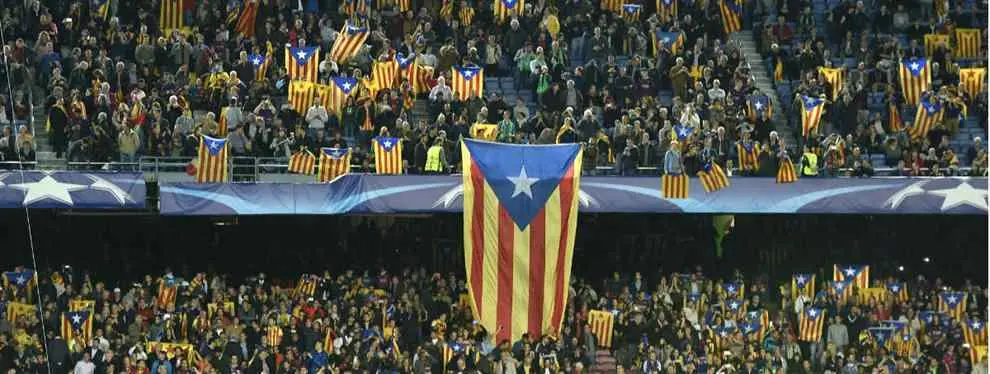 El Barça renunció defender la presencia de las esteladas en el Calderón