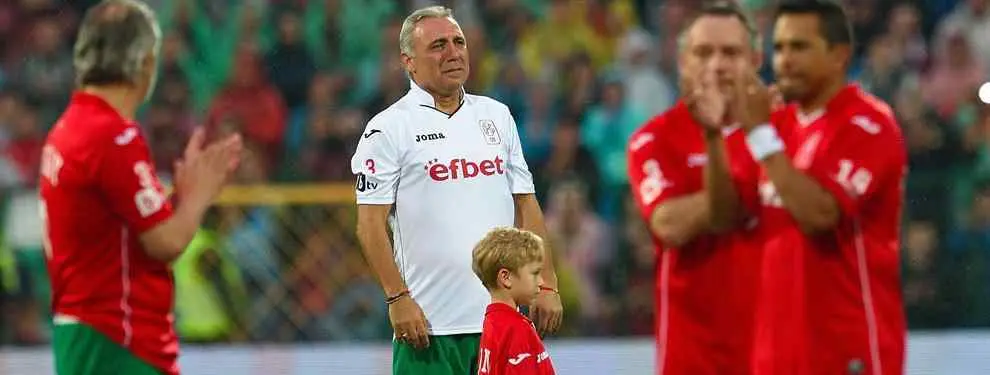 El enfado extremo de Stoichkov tras su partido de homenaje