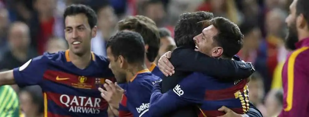 Lo que le dijo Luis Enrique a Messi en su intenso y caluroso abrazo