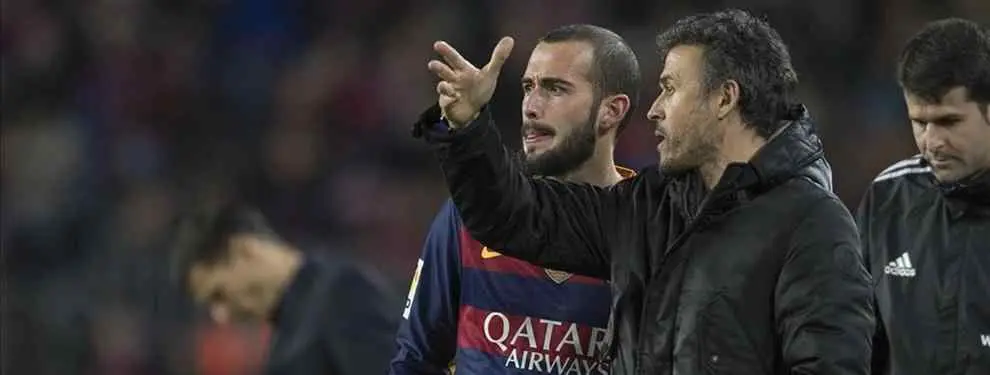 La cumbre con Luis Enrique que despeja el futuro de Aleix Vidal
