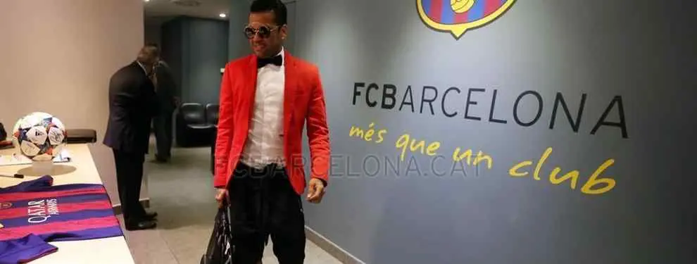 Destapan el cava en los despachos del Barça por la marcha de Dani Alves