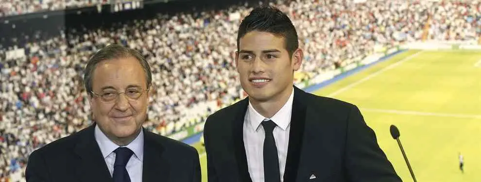 Florentino Pérez convence a James Rodríguez