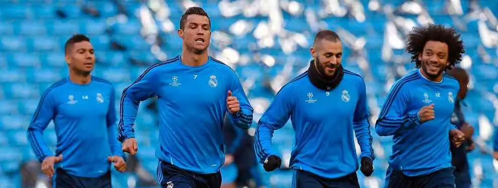 Primer 'gol' del vestuario del Real Madrid al club (con la ayuda de Zidane)