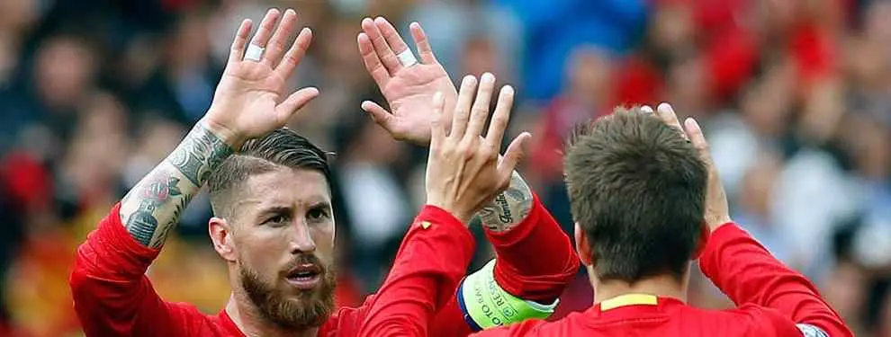 El gran triunfo de Ramos con la Roja (y Piqué) que enorgullece al madridismo