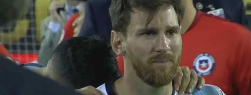 El mensaje de Claudio Bravo a Leo Messi fuera de cámara
