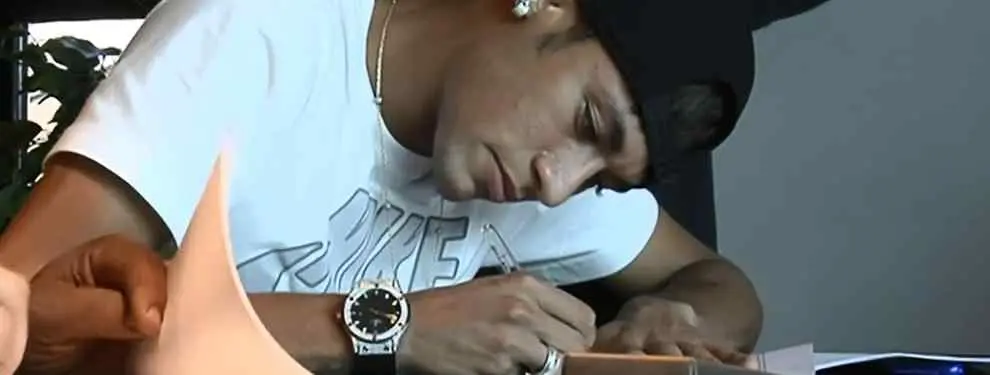 Neymar negocia con el Barça la fecha de la firma de su renovación