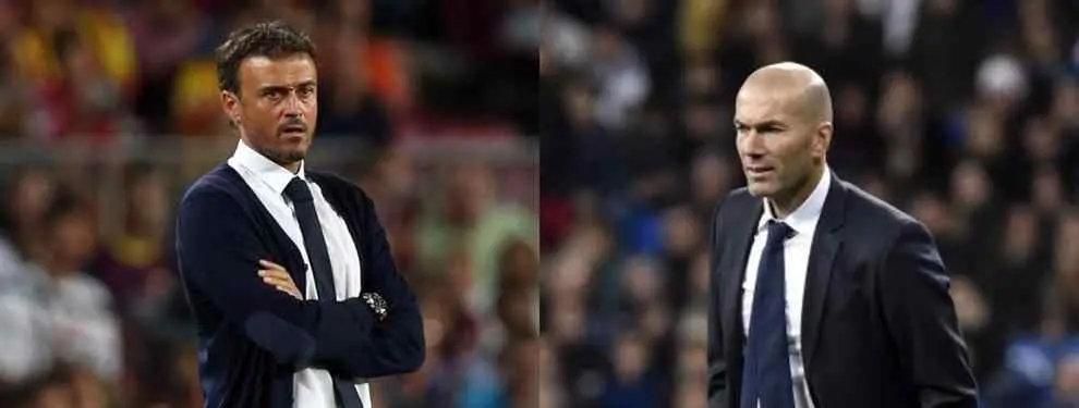 Luis Enrique tiene envidia sana de Zinedine Zidane