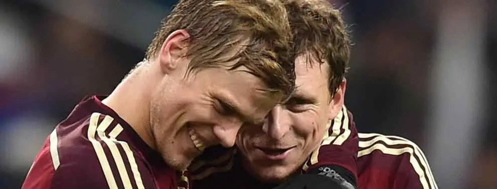 500 botellas de champán, terapia de choque para Rusia tras su horrible Eurocopa