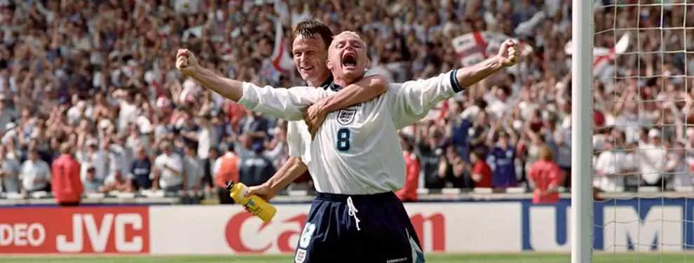 Los jugadores de la Liga alucinan con el aspecto de Gascoigne