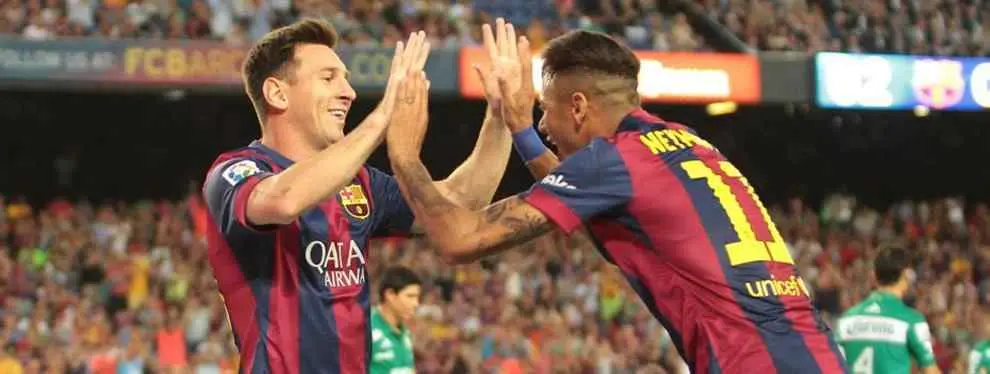 Neymar envía un recadito a Leo Messi desde Brasil