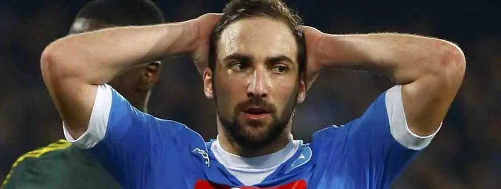 El Real Madrid frenó la venta de Higuaín al Barça