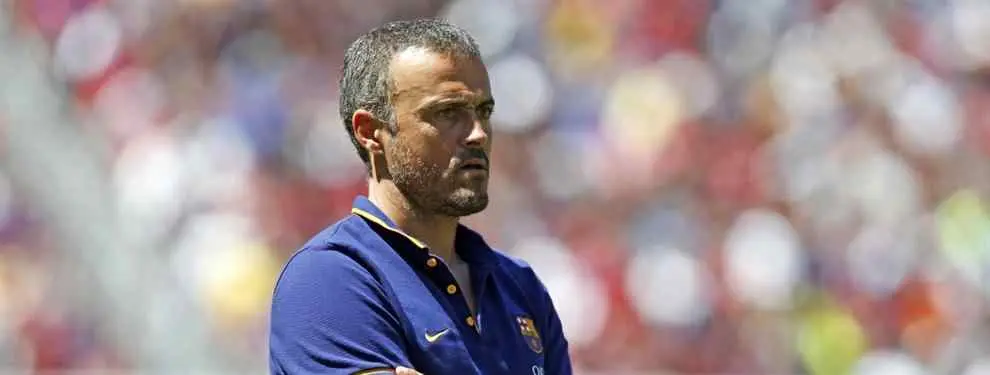El tenso intercambio de palabras de Luis Enrique con un jugador del Barça