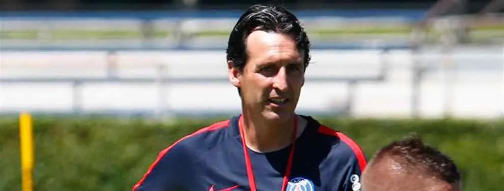 Emery 'atiza' a un jugador del Madrid en el vestuario del PSG