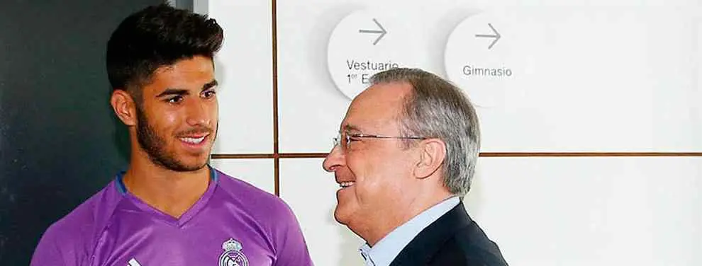 La profecía del padre de Marco Asensio a Florentino Pérez