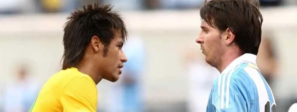 La reacción de Neymar a la noticia del regreso de Messi a la selección argentina