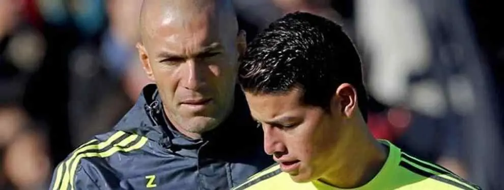 Confidencial: La intención (escondida) en la cruz de Zidane a James