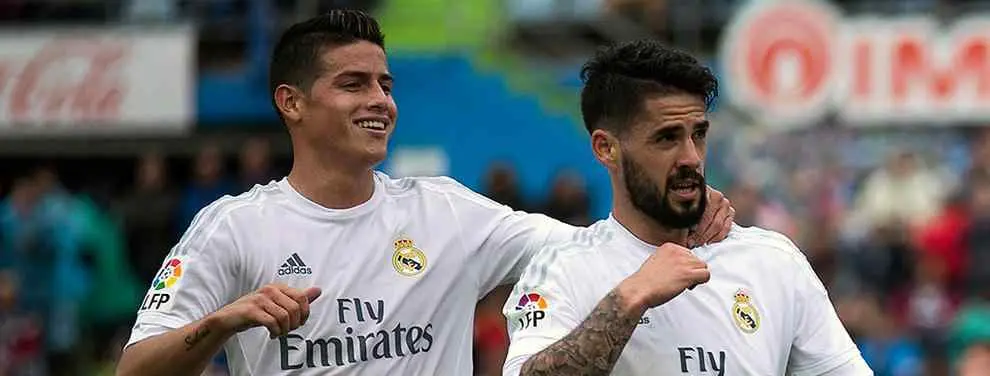Crónica de una muerte anunciada: Así 'mató' Isco a James a ojos de Zidane