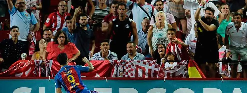La respuesta de Suárez a los insultos que escuchó de la afición del Sevilla