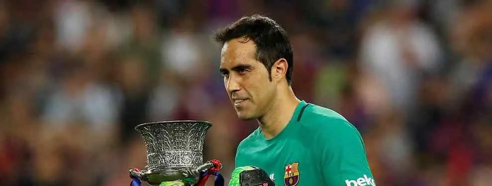 El mensaje de despedida de Claudio Bravo que el Barça intenta tapar