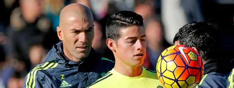 A la cara: filtran la reunión más dura de Zidane con James Rodríguez