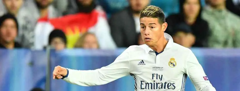 ¡La oferta de última hora que saca a James Rodríguez del Real Madrid!