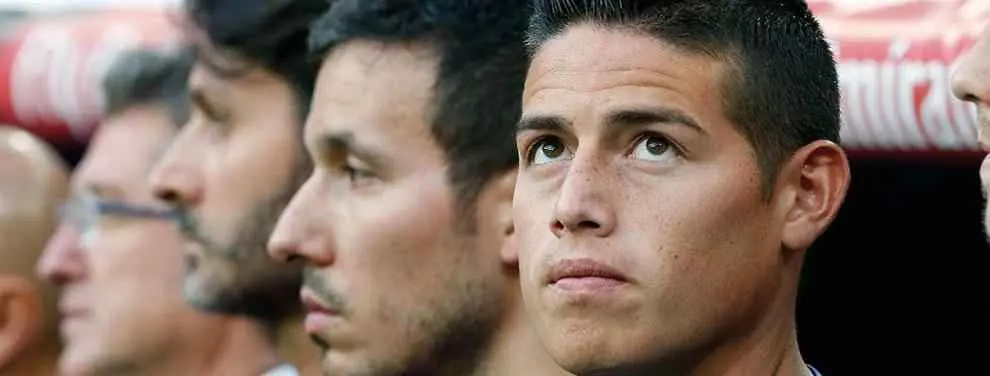 Mensaje de Zidane a James en pleno partido... ¡y este se lo devuelve!