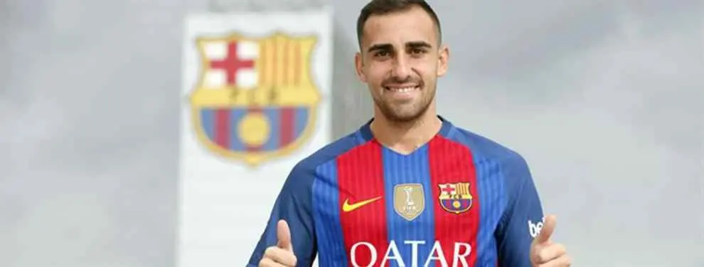 Alcácer no era el elegido para acompañar a Messi, Neymar y Luis Suárez