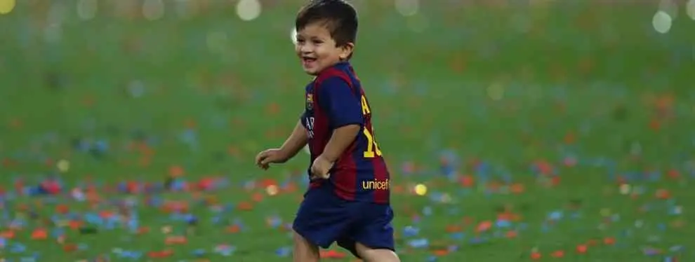 Thiago, el hijo de Leo Messi, también ficha por el FC Barcelona