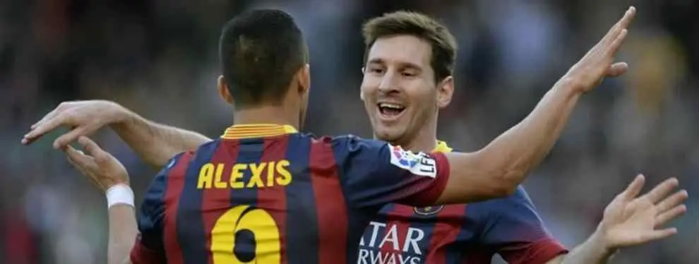 Alexis Sánchez utiliza a Leo Messi para meter presión al Arsenal