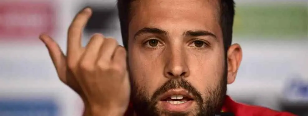 Jordi Alba está que trina (y Luis Enrique lo sabe)