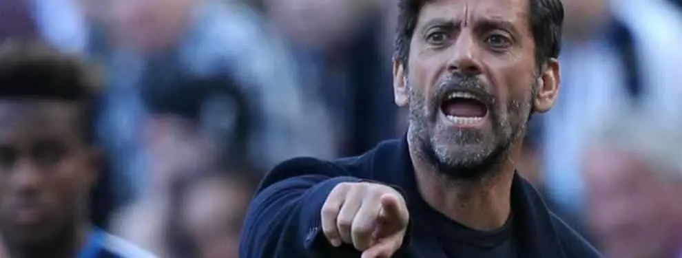 Quique pone de patitas en la calle a un jugador del Espanyol