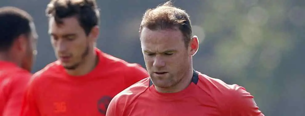 Lío en gordo entre Mou y Rooney en el Manchester United