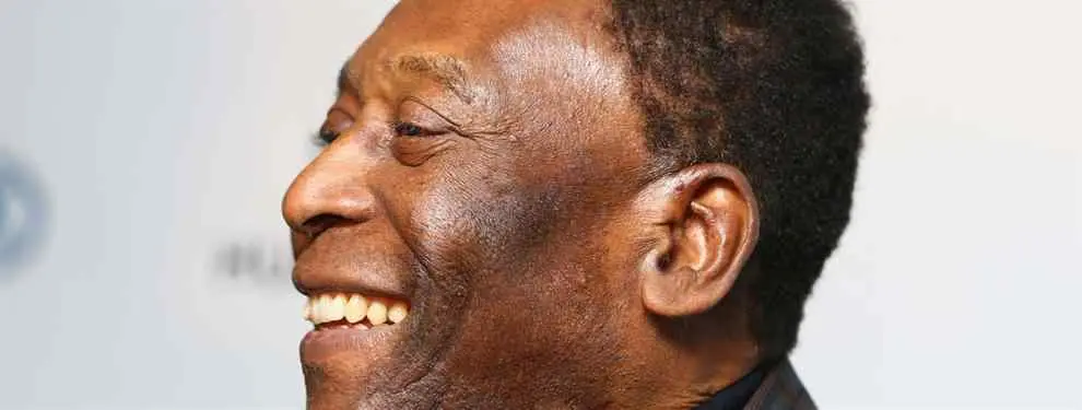 Pelé se mete en un jardín con Cristiano Ronaldo