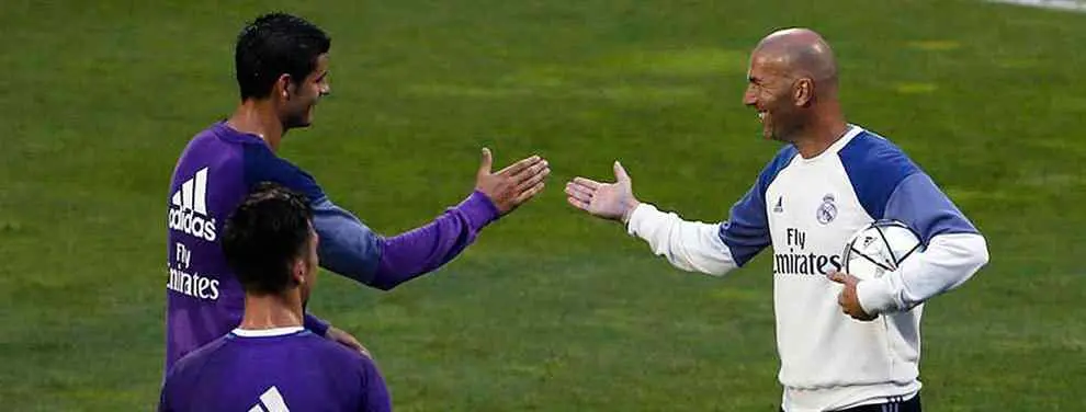 Los elogios de Zidane a la BBC complican el futuro de Morata en el Madrid