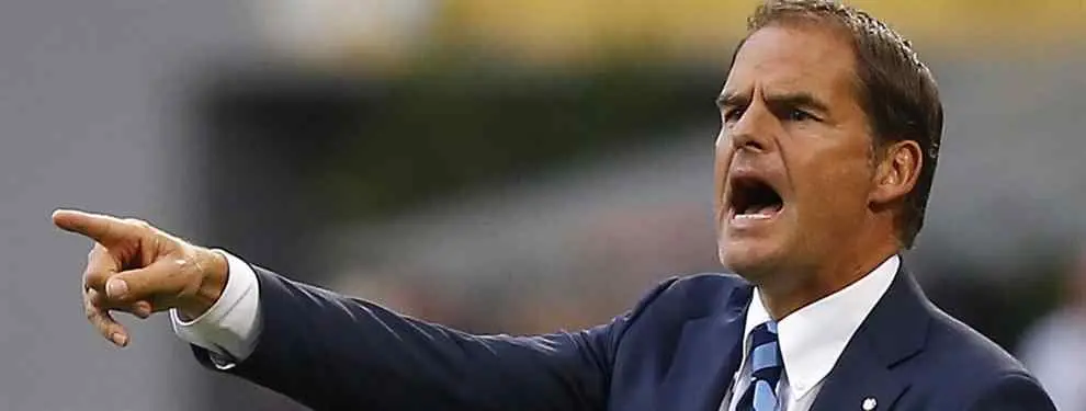 Frank de Boer pasó días malos en el Inter de Milán