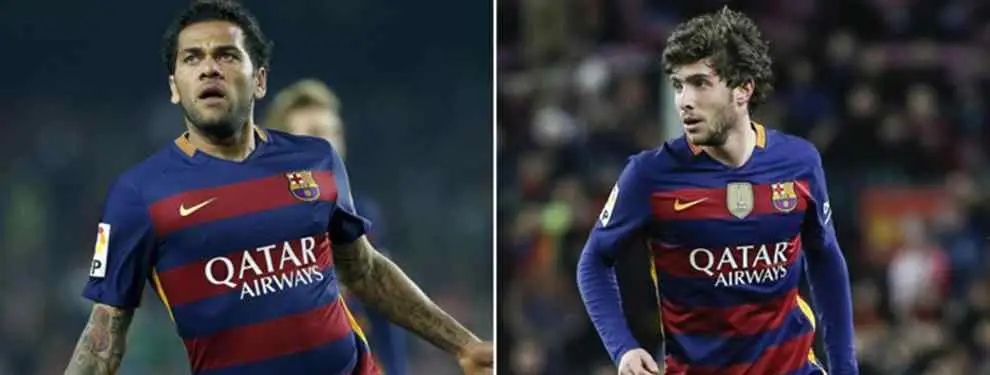 Sergi Roberto ha hecho malo a Dani Alves: Los números de uno y otro