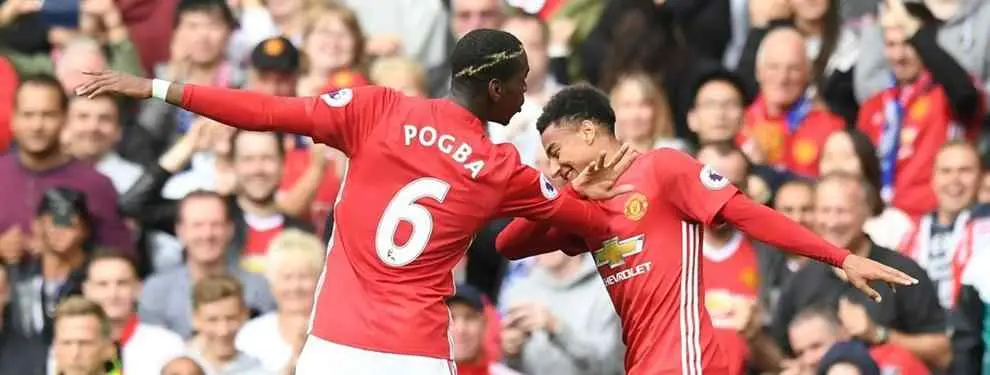 Así celebró Paul Pogba su primer gol con el Manchester United