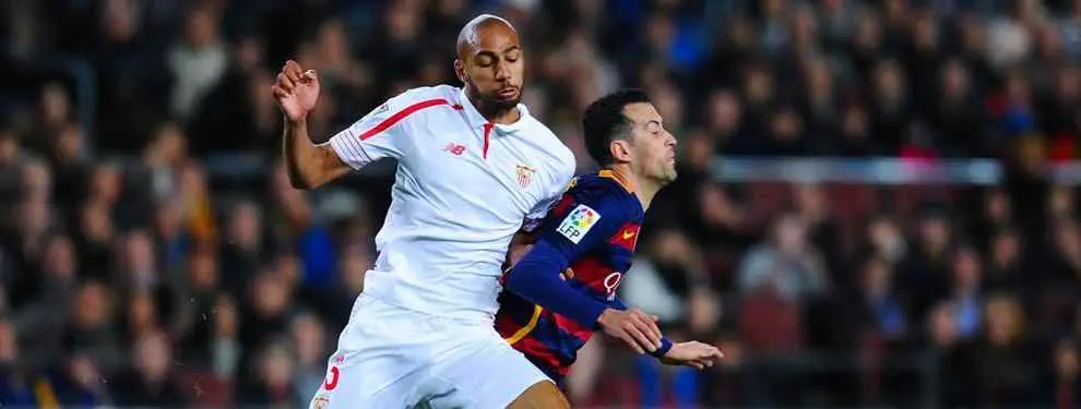 Al Sevilla se le complica la renovación del francés Steven N'Zonzi